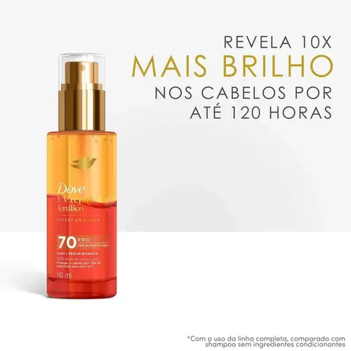 OLEO + SERUM DOVE BIFASICO UV REPAIR E GLOW+FERULICO 110ML