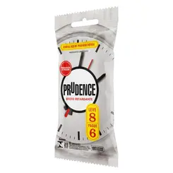 PRESERVATIVO PRUDENCE 6UN EFEITO RETARDANTE