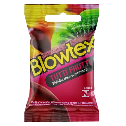 PRESERVATIVO BLOWTEX 3UN TUTTI FRUTI
