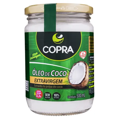 OLEO DE COCO EXTRA-VIRGEM 500 ML
