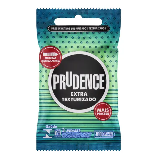 PRESERVATIVO PRUDENCE3 UN  EXTRA TEXTURIZADO