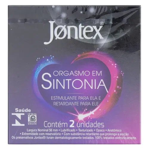 PRESERVATIVO JONTEX ORGASMO EM