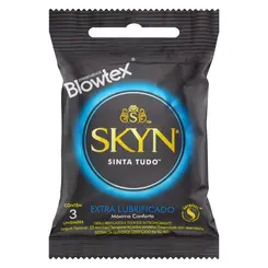 PRESERVATIVO BLOWTEX SKYN 3UN EXTRA LUBRIFICADO