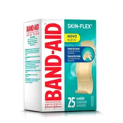 CURATIVO BAND-AID SKIN FLEX 25UN