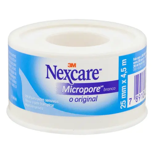 MICROPORE NEXCARE BRANCO 25MMX4.5M