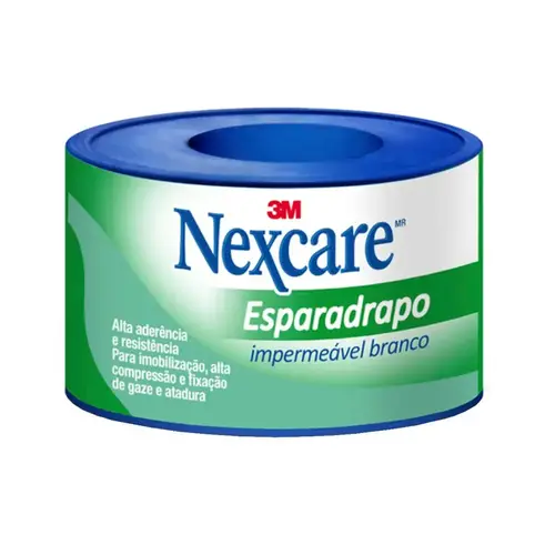 ESPARADRAPO NEXCARE IMPERMEAVEL BRANCO 50MMX3M