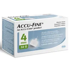 LANCETAS ACCU-FINE 32 G 0,23 MM X 4 MM 01 UN