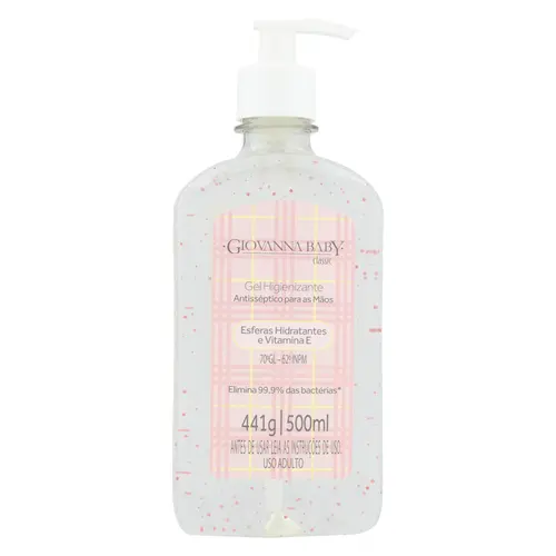 ALCOOL GEL GIOVANA BABY CLASSIC 500 ML