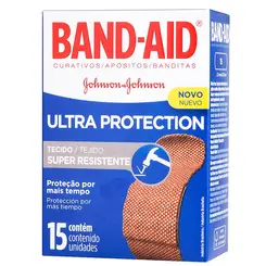CURATIVO BAND-AID ULTRAPROTION 15UN