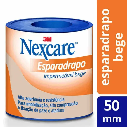 ESPARADRAPO NEXCARE BEGE 50MMx3M