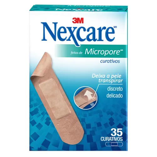 CURATIVO 3M MICROPORE 35UN