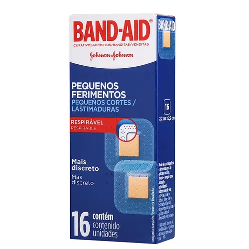CURATIVO BAND AID PEQUENOS FERIMENTOS 16UN