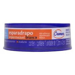 ESPARADRAPO CREMER BRANCO 1,2CM X 4,5M