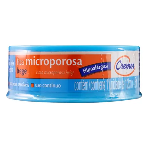 FITA MICROPOROSA CREMER BEGE 1,2CMx4,5M