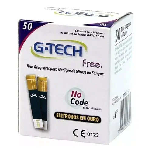 TIRAS G-TECH P/GLICOSE FREE C/50 UN