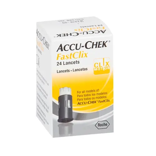 LANCETAS ACCU CHEK FASTCLIX C/24 LANCETAS
