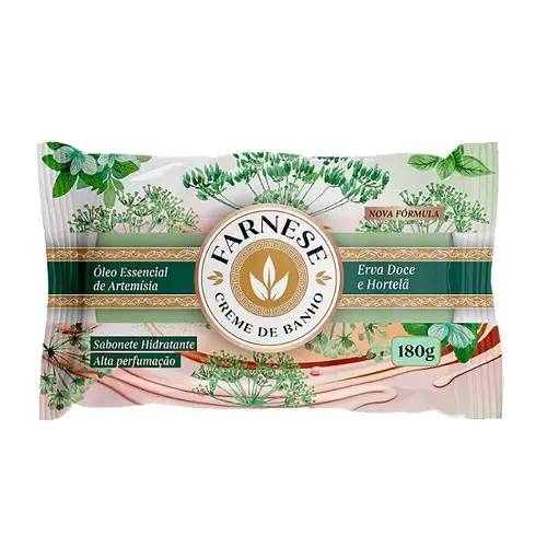 SABONETE FARNESE 180 G ERVA DOCE E HORTELA