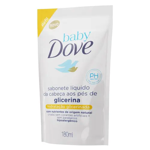 SAB DOVE BABY LIQ REFIL HID.GLICERINADA 180 ML