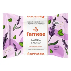 SABONETE FARNESE 180 G LAVANDA E MENTA