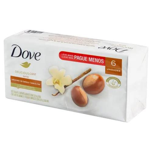 SAB DOVE KARITE BAUNILHA 90 G 6 UN L+P