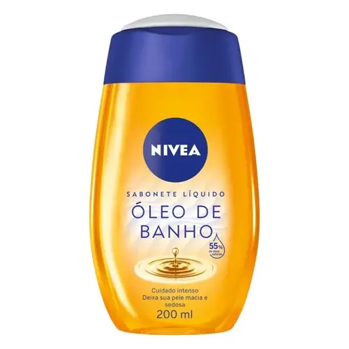 SABONETE LIQUIDO NIVEA OLEO DE BANHO 200 ML