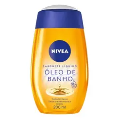 SABONETE LIQUIDO NIVEA OLEO DE BANHO 200 ML