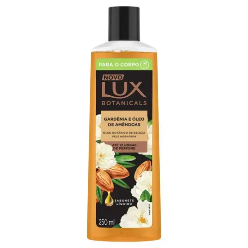 SAB LIQ LUX BOTANICALS 250 ML GARDENIA E OLEO DE AMENDOAS