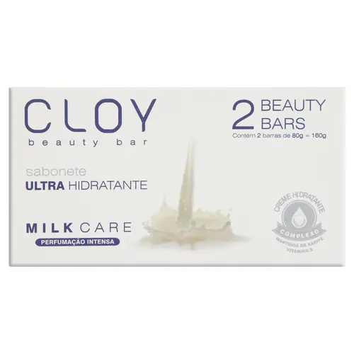 SAB CLOY 80 G MILK CARE C/2 UN
