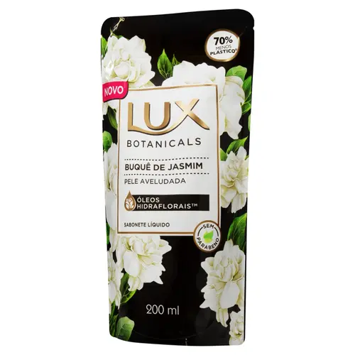 SABONETE LIQUIDO LUX BOTANICALS REFIL 200 ML BUQUE DE JASMIM