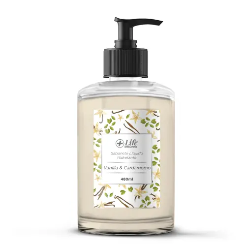 LIFE DROGAMAIS SABONETE LIQUIDO 480 ML VANILLA & CARDOMOMO