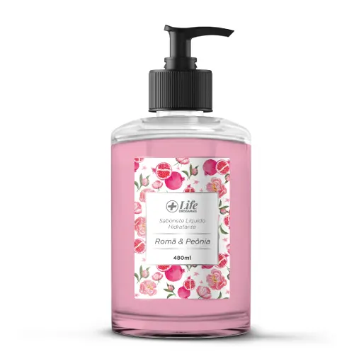 LIFE DROGAMAIS SABONETE LIQUIDO 480 ML ROMA E PEONIA