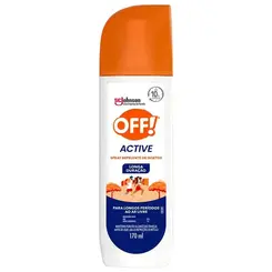 REPELENTE OFF ACTIVE LONGA DURACAO SPRAY 170 ML