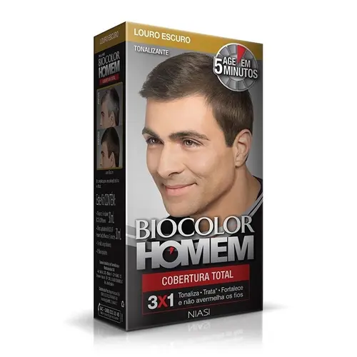 TONALIZANTE BIOCOLOR HOMEM LOURO ESCURO