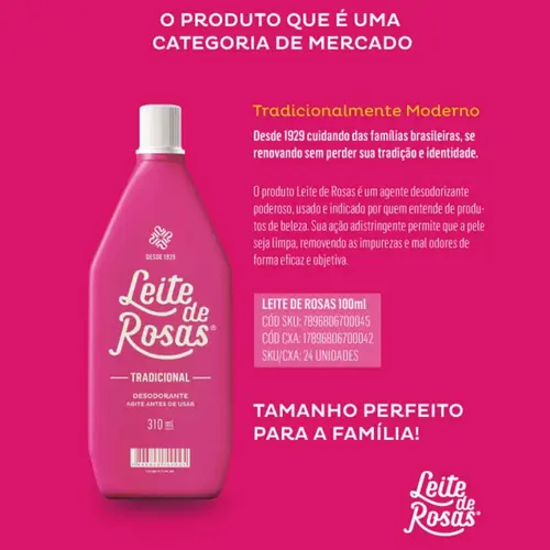 LEITE DE ROSAS 310 ML