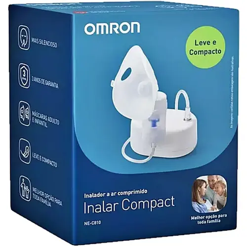 INALADOR OMRON INALAR COMPACT NE-C810-BR OMRON